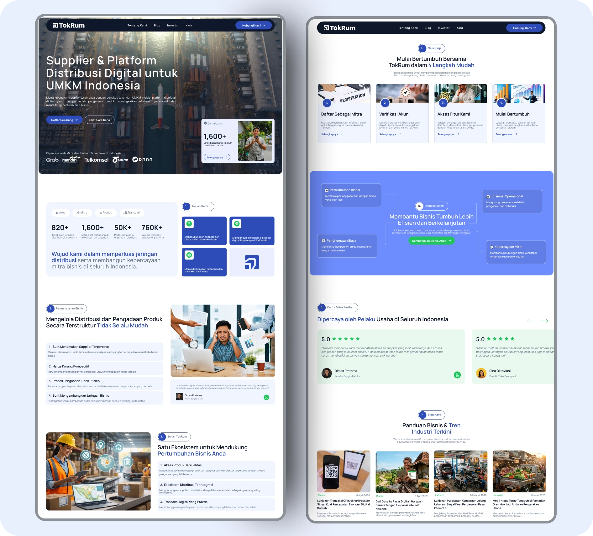 Desain Website Company Profile